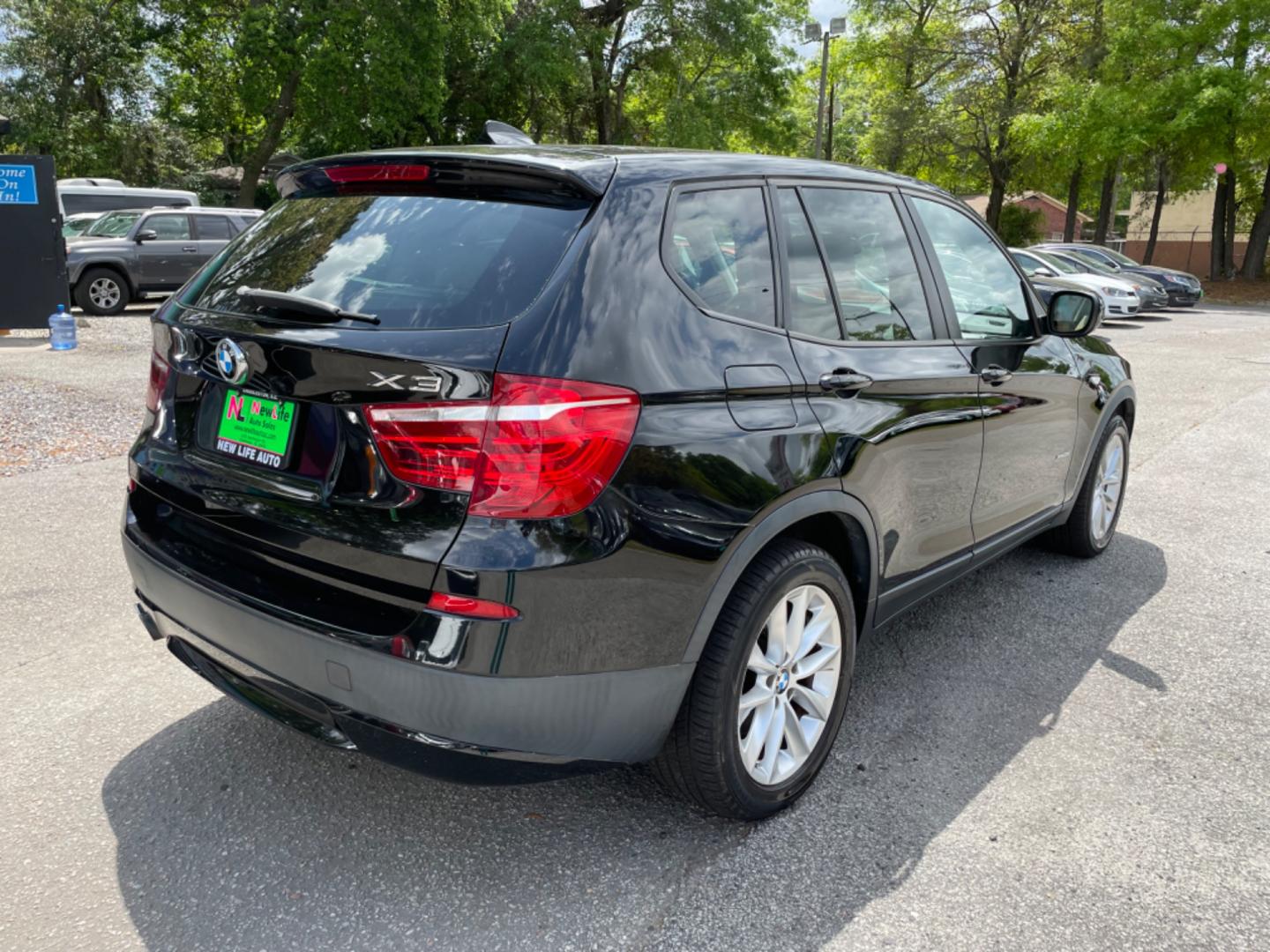 2014 BLACK BMW X3 XDRIVE28I (5UXWX9C53E0) with an 2.0L engine, Automatic transmission, located at 5103 Dorchester Rd., Charleston, SC, 29418-5607, (843) 767-1122, 36.245171, -115.228050 - Photo#6